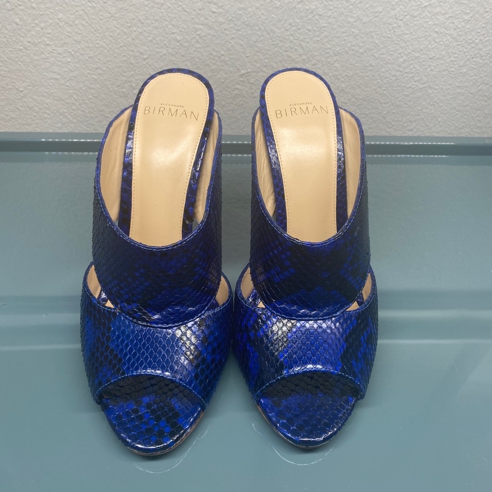 Alexandre Birman Python Mules - image 2